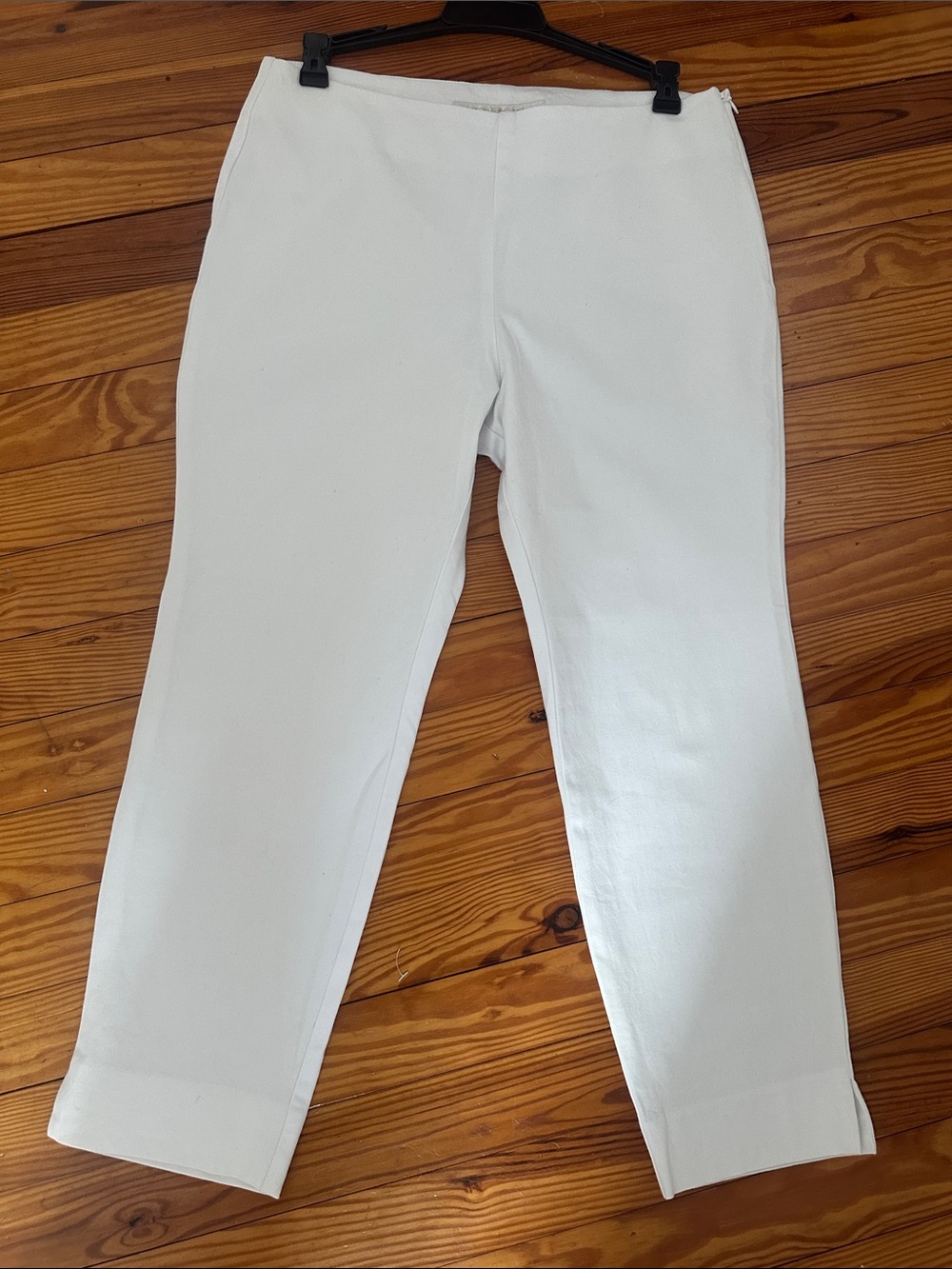 Boston Proper size 6 White Cropped Ankle Pants